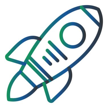 Uzay gemisi vektör çizim 