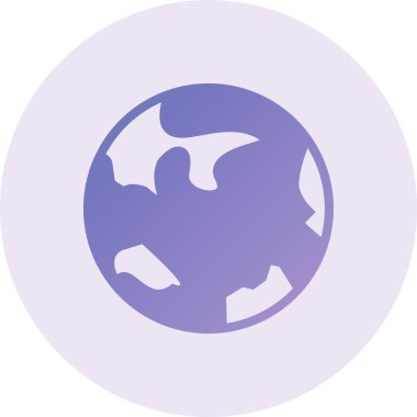 Toprak. Web simgesi basit illüstrasyon