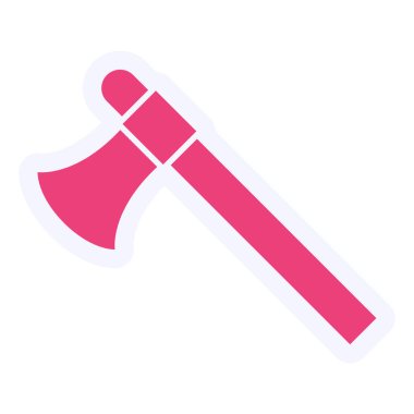 Balta. Web simgesi basit illüstrasyon