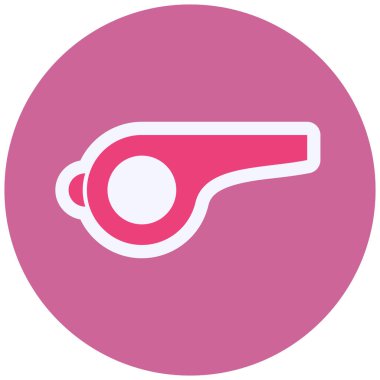 Islık. Web simgesi basit illüstrasyon