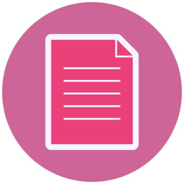 Dosya Vektörü Kabartma Simgesi Tasarımı 