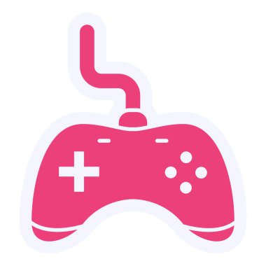 Joypad Vektör Kabartma Simgesi Tasarımı 