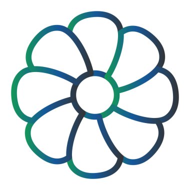 simple and beautiful illustration of flower with petals 