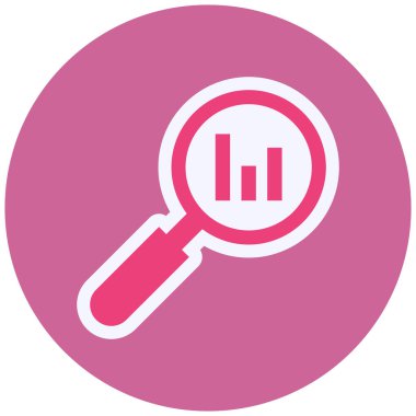 Arama simgesi vektör illüstrasyonu