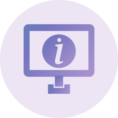 bilgi simgesi, vektör illüstrasyonu