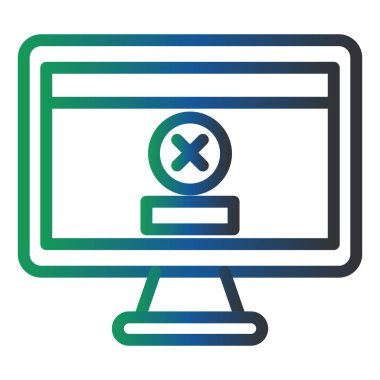 Hata Vektörü Kabartma Simgesi Tasarımı