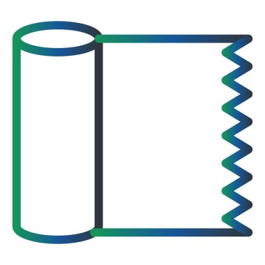 Plastik Kaydırma Vektörü Kabartma Simgesi Tasarımı 