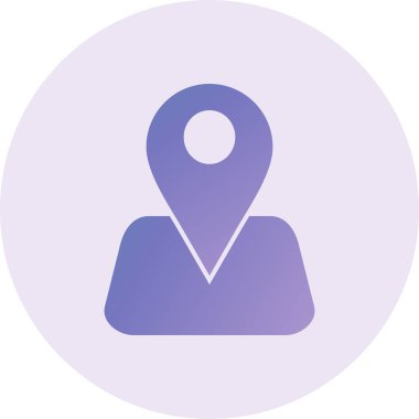 simple web illustration of location icon