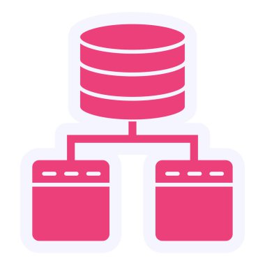 database. web icon simple illustration. Data Modelling