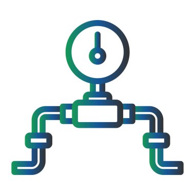 vector illustration of Pressure Gauge