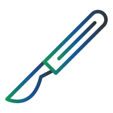 bıçak simgesi vektör illüstrasyonu