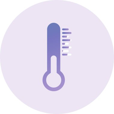 Termometre. Web simgesi basit tasarım