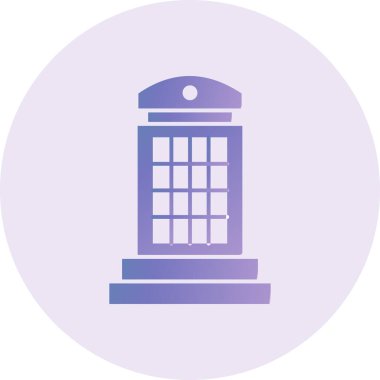 Phone Booth icon vector illustration