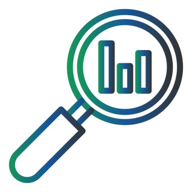 Veri Analizi Modern simge vektör çizimi