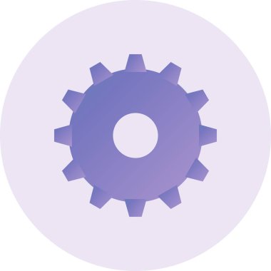 Ayarlar. Web simgesi basit illüstrasyon