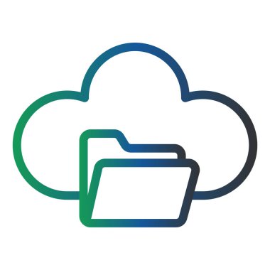 folder web icon. simple illustration