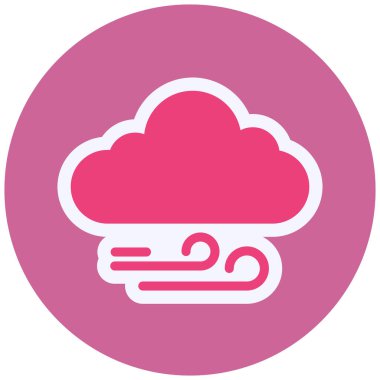 Bulut. Web simgesi basit tasarım