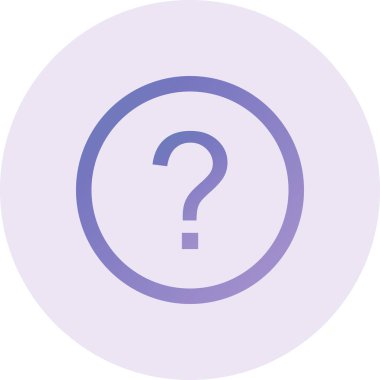 question mark icon, web illustration