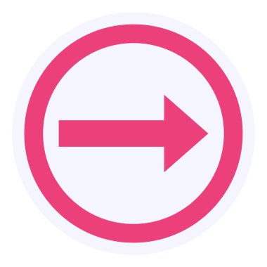 ok simgesinin vektör illüstrasyonu