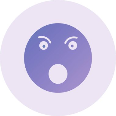 Yüz simgesi vektör illüstrasyonu