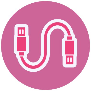 usb simgesinin vektör illüstrasyonu 