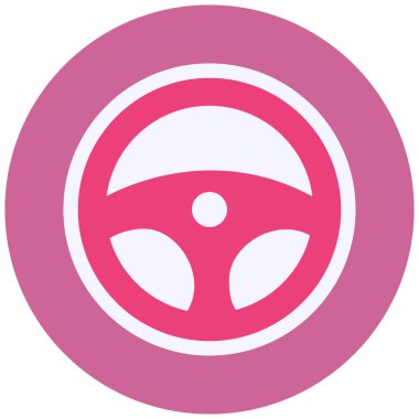 Direksiyon Vektörü Kabartma Simgesi Tasarımı 