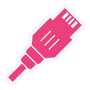 vector illustration of Ethernet