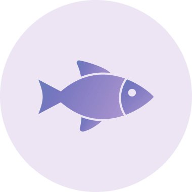 fish icon modern simple illustration 