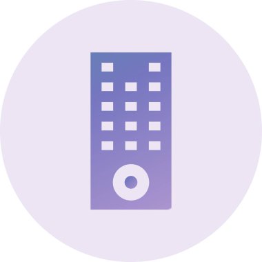 Uzaktan kumanda simge vektör çizim