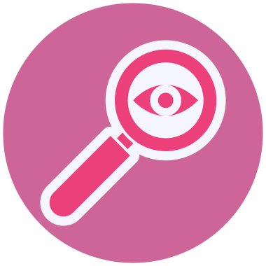 Vision Vector Glyph Simge Tasarımı