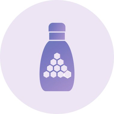 bal şişesi simgesinin vektör illüstrasyonu