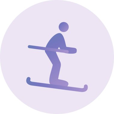 Kayak. Web simgesi basit illüstrasyon