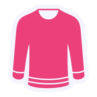 Gömlek. Web simgesi basit illüstrasyon