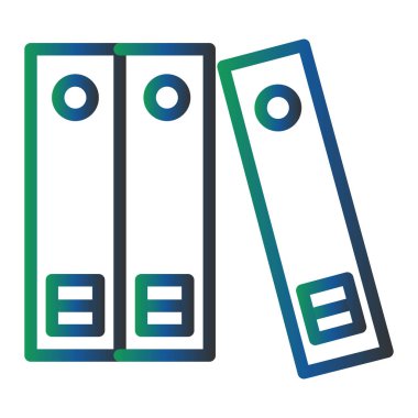 Dosya simgesinin vektör illüstrasyonu