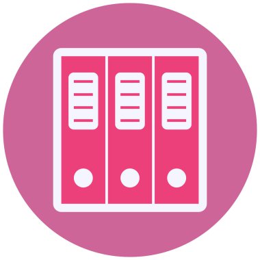 Dosya simgesinin vektör illüstrasyonu