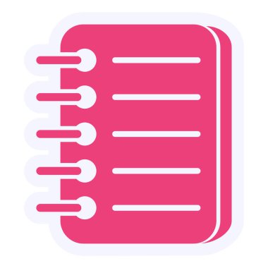 Simge vektör illüstrasyonunu listele