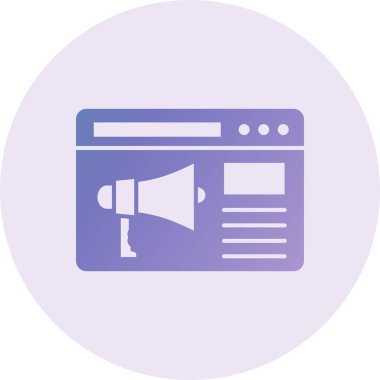 seo modern simgesinin vektör illüstrasyonu