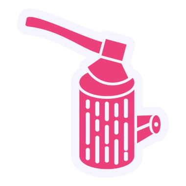 Ağaç Kesme simgesinin vektör illüstrasyonu