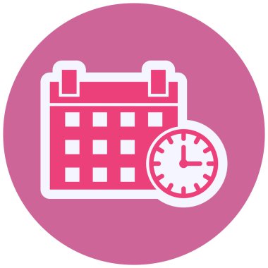 Süre bitimi Vektör Kabartma Simgesi Tasarımı