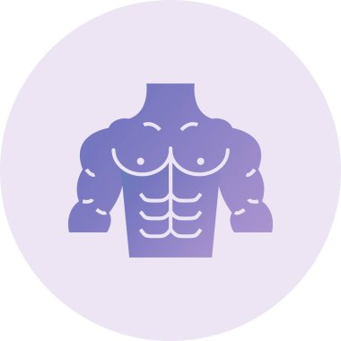 Six Pack body icon. vector illustration 