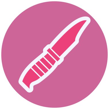 Bıçak. Web simgesi basit illüstrasyon