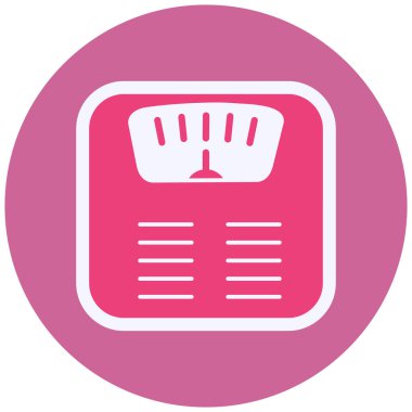 Ölçek. Web simgesi basit illüstrasyon