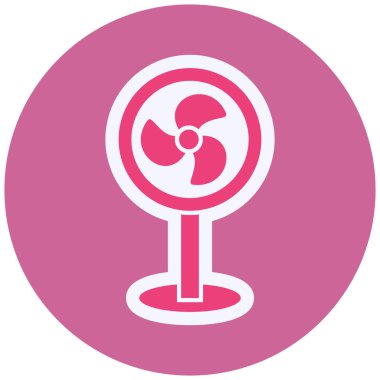 Fan Vektörü Şekil Simgesi Tasarımı 