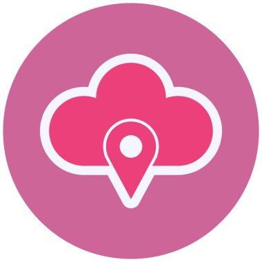 location web icon, simple vector illustration 