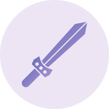 Oyuncak Kılıç Vektörü Sembol Tasarımı