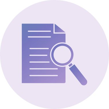 belge simgesi, vektör çizimi