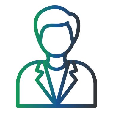 avatar. Web simgesi basit illüstrasyon