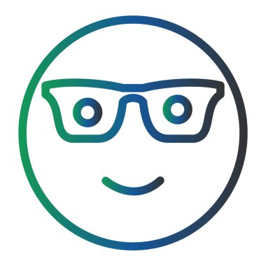 İnek modern ikon vektör çizimi