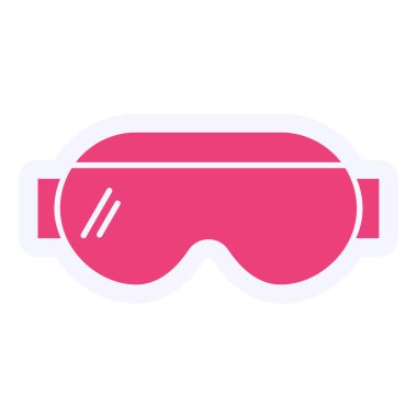web icon, simple illustration of Glasses