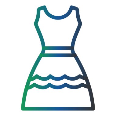 Elbise. Web simgesi basit illüstrasyon